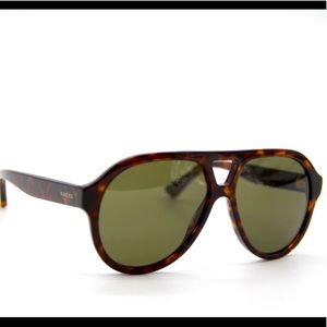 Gucci Havana Brown Aviators. Like New!